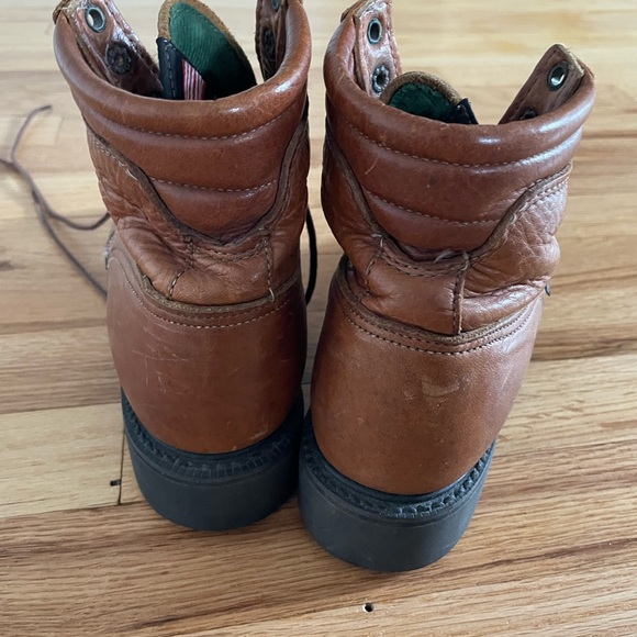 ORIGINAL JUSTINS WORK BOOT TAN SIZE 6 - Picture 5 of 7